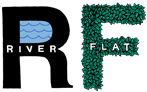 River Flat Printing and Design Logo